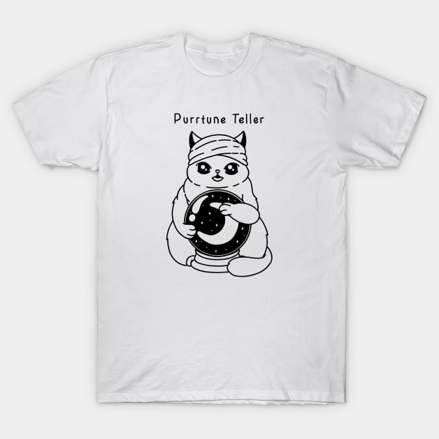 Purrtune Teller T-Shirt by Kimprut